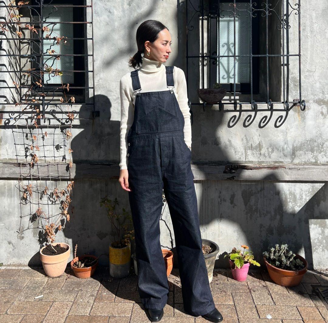 美品✨marihojaマリホジャ オリジナル リジッドデニムオーバーオール