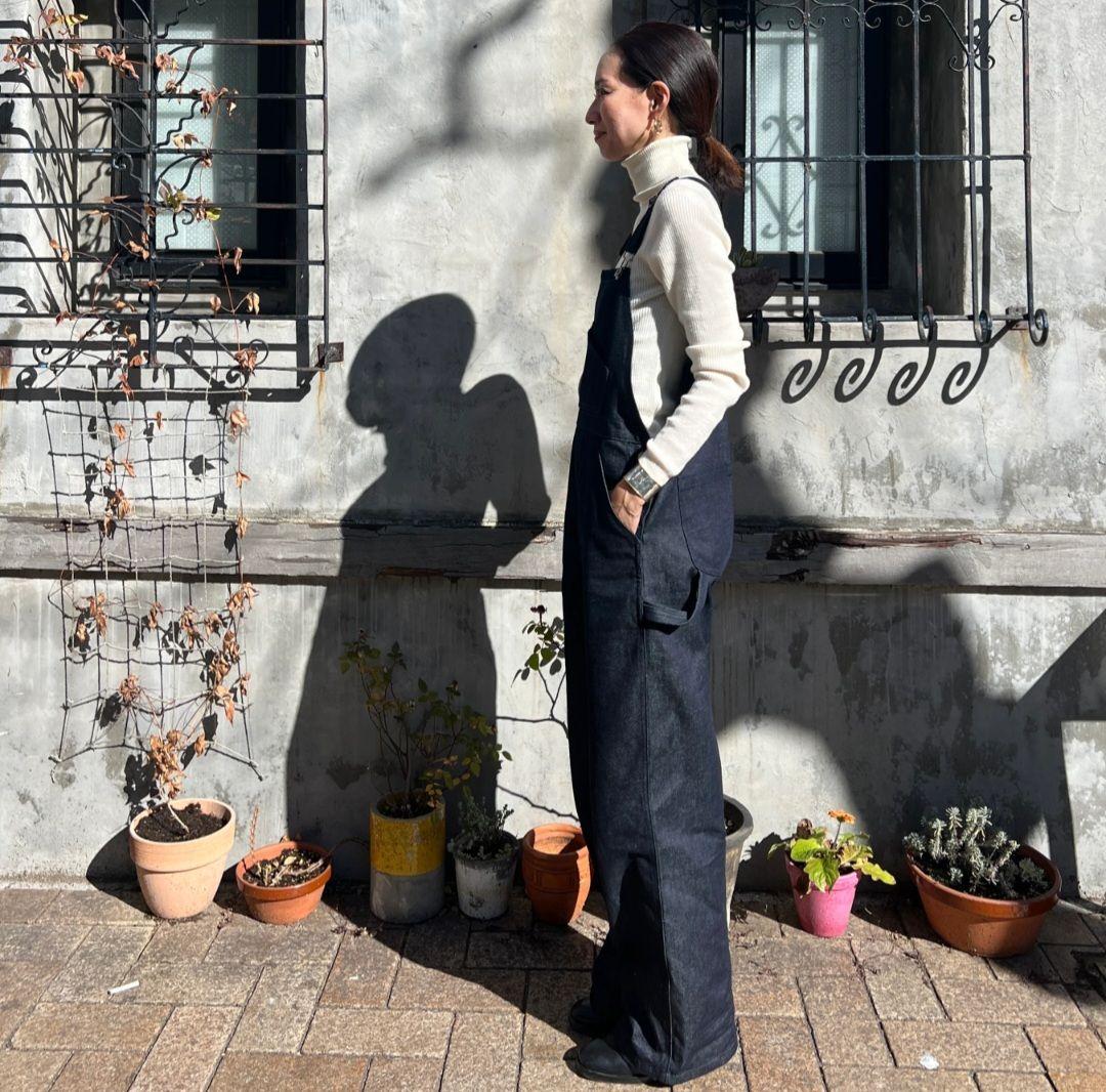 美品✨marihojaマリホジャ オリジナル リジッドデニムオーバーオール