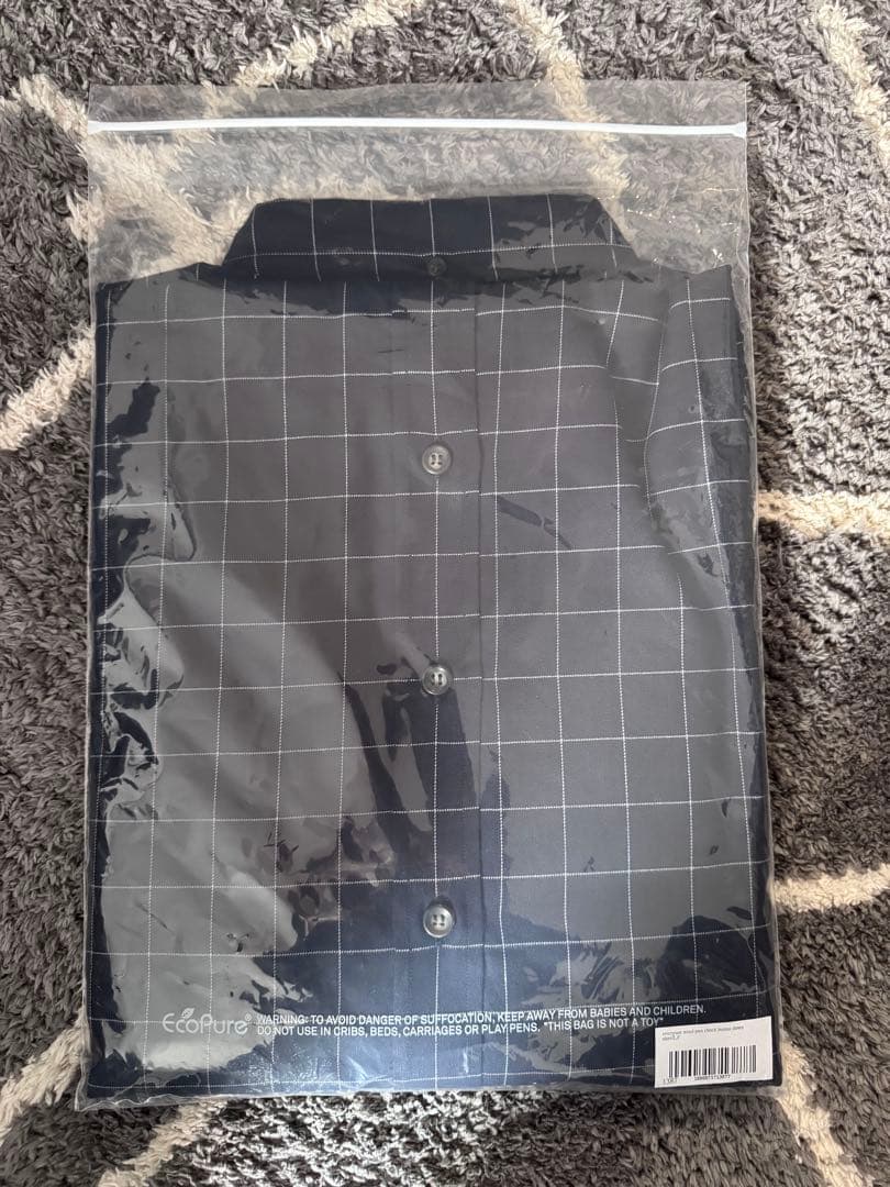 【新作】everyone back logo check button-down