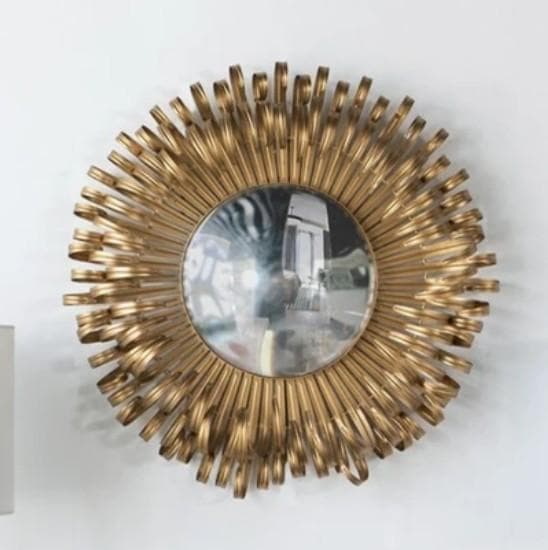 ミラー モダン ゴールド アルミ 壁飾り ウォールデコ 花びら AN-44404