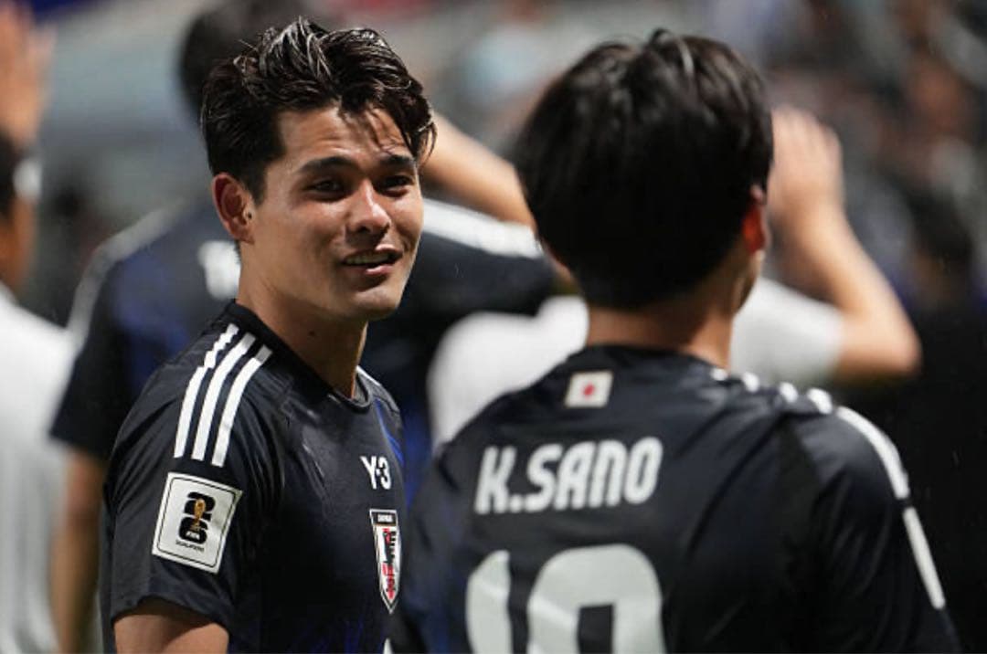 佐野航大 2024 y-3 日本代表 ホームユニフォーム ファジアーノ岡山