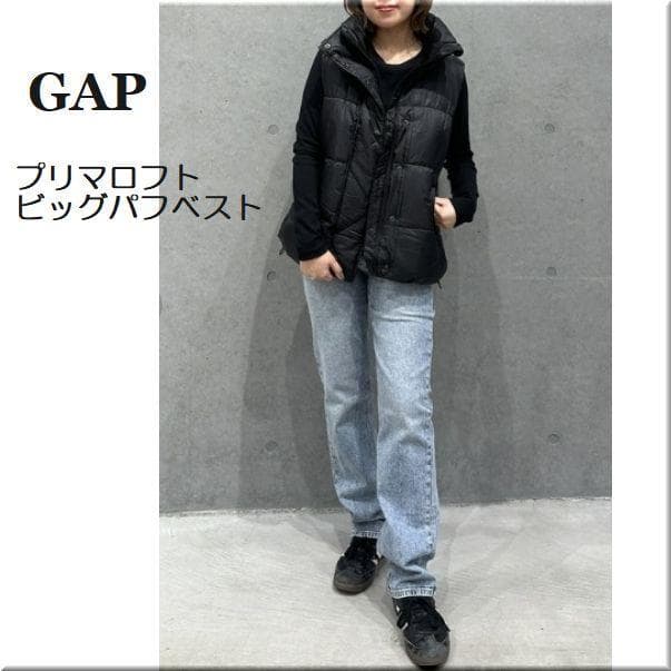 ★新品13,900円★ GAPギャップ　ダウンベスト ビッグパフベスト ゆったり