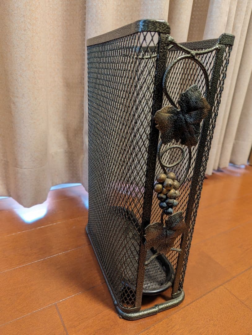 傘立て　アイアン　インテリア　ぶどうモチーフ　葡萄　アンティーク傘立て