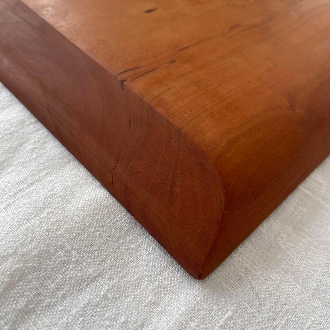 川端健夫さん プレート チェリー 2枚