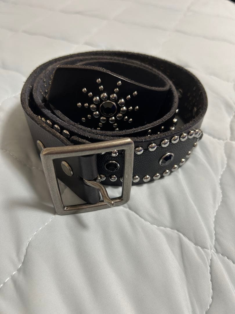 ピーナッツ スタッズベルト ブラック HTC似