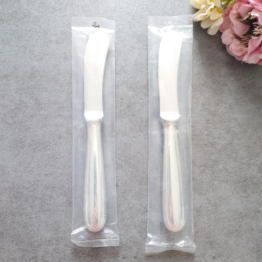 希少 クリストフル パール バターナイフ 未開封 2点