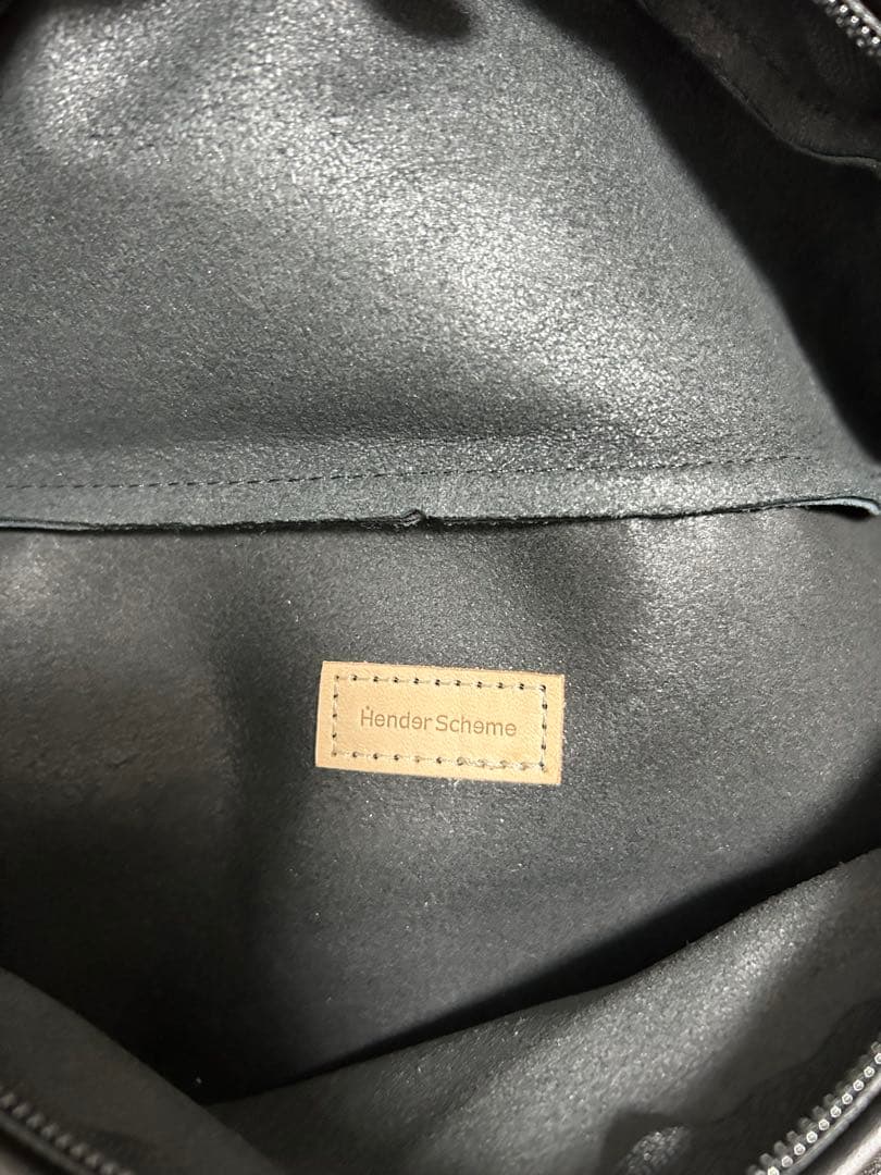 Hender Scheme cow waist pouch black 新古品