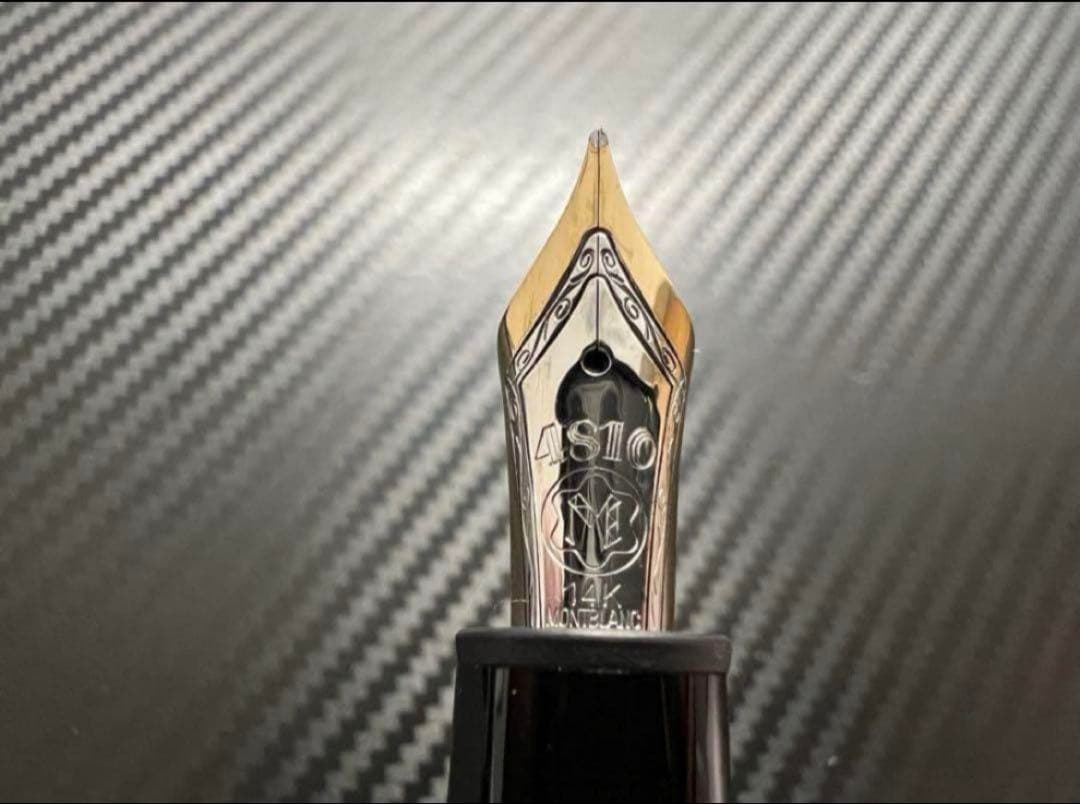 美品 モンブラン ヘミングウェイ芯 ル・グラン 146 中白 M 中字 万年筆