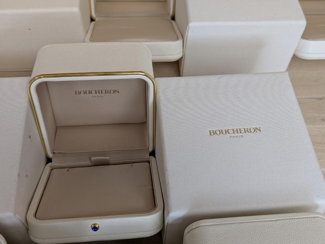 まとめ売り　Boucheron　ブシュロン　ネックレス　リング　空箱　ボックス