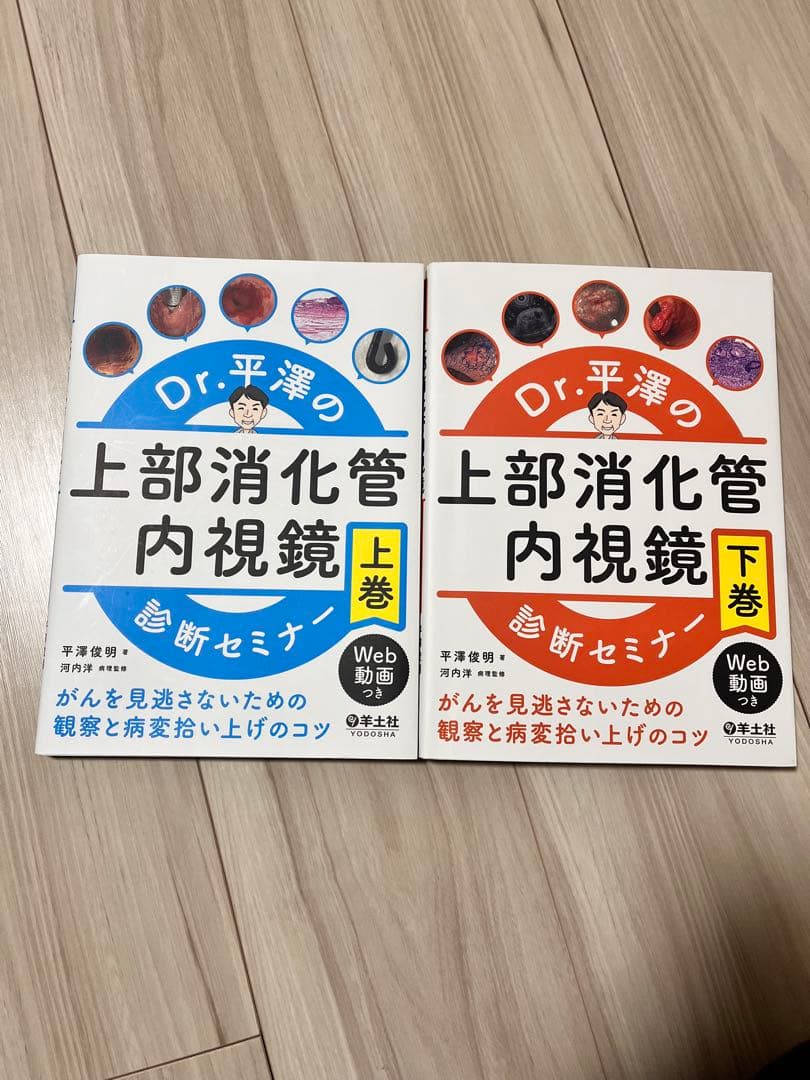 Dr.平澤の上部消化管内視鏡診断セミナー 上巻　下巻　セット