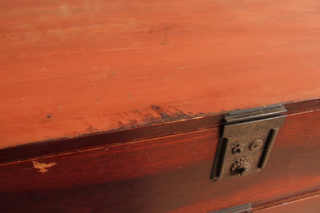 木製チェスト　収納棚　3段　和家具　古道具　古家具　ビンテージ　アンティーク