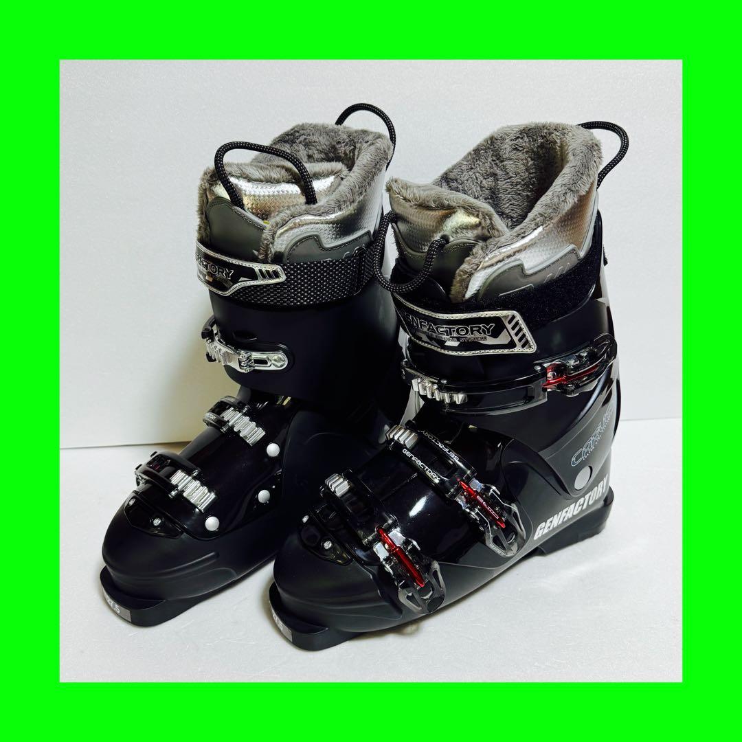 新品未使用27.5cmスキーブーツブラック 黒色初心者格安GENFACTORY