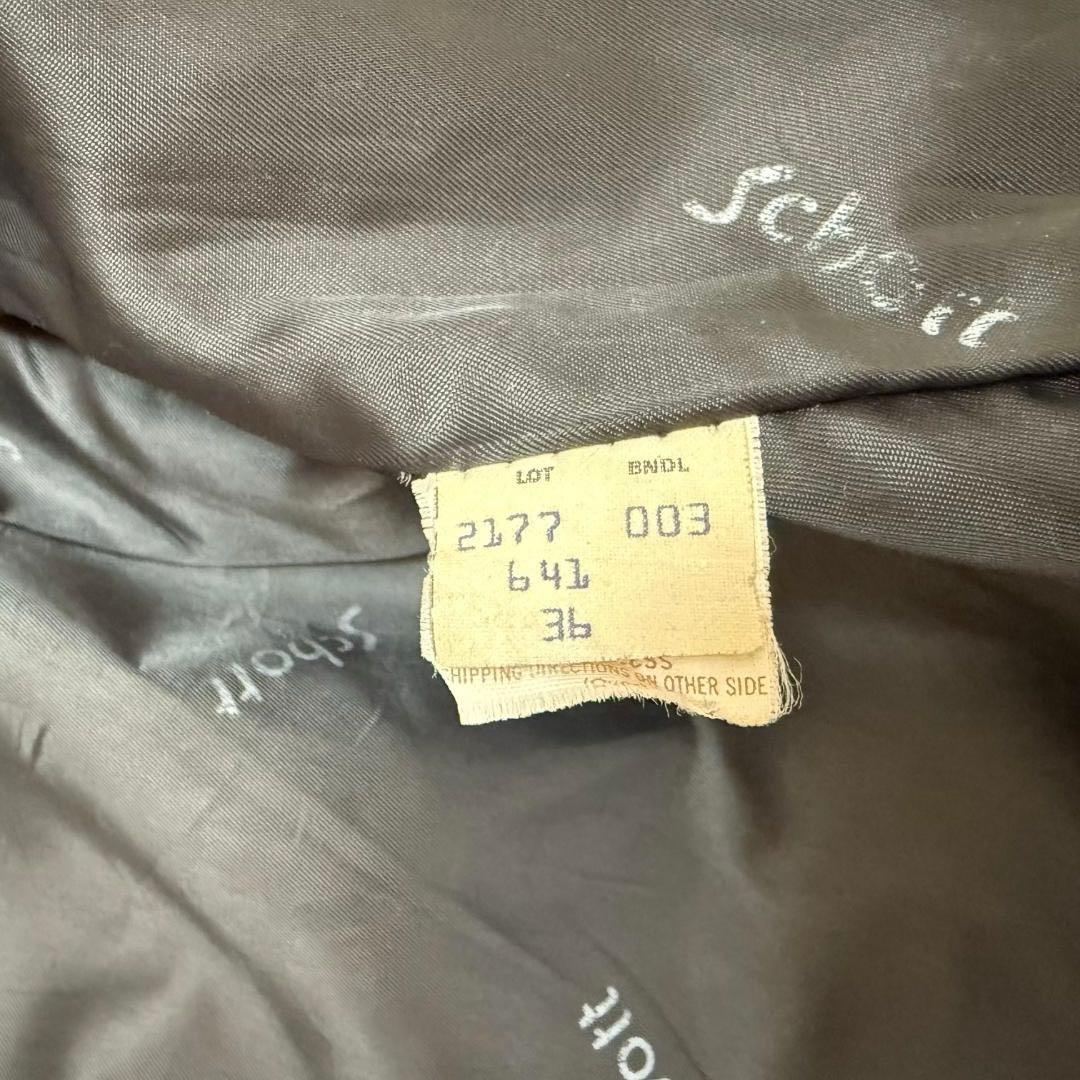 アキラ様⭐️Schott ショット シングル ライダース レザー 641 黒