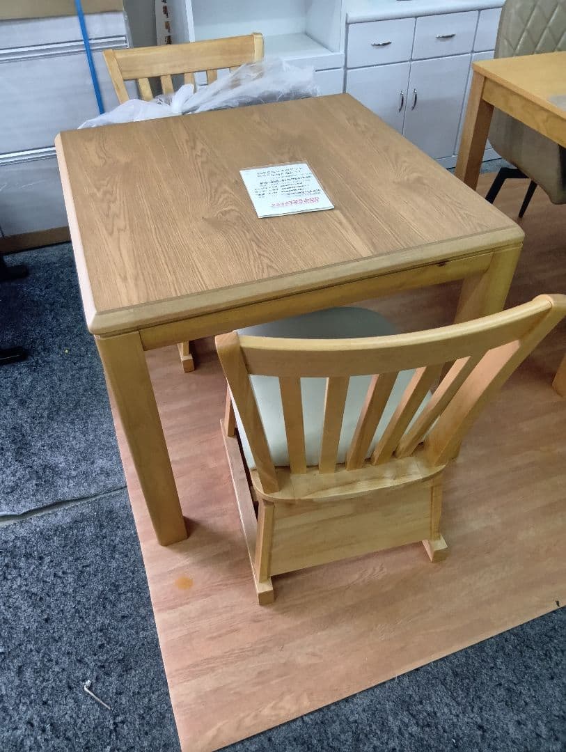 木製正方形こたつ 布団付き テ−ブルと布団のみ販売