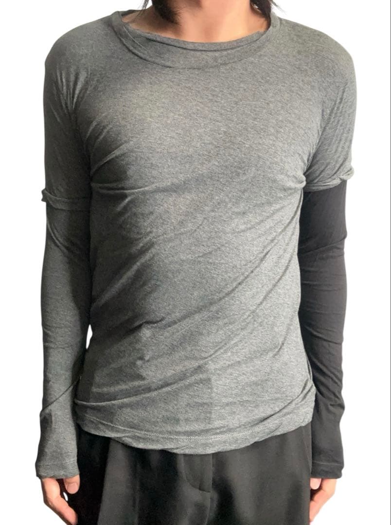 トップス \"neil barrett\"double layered cutsew