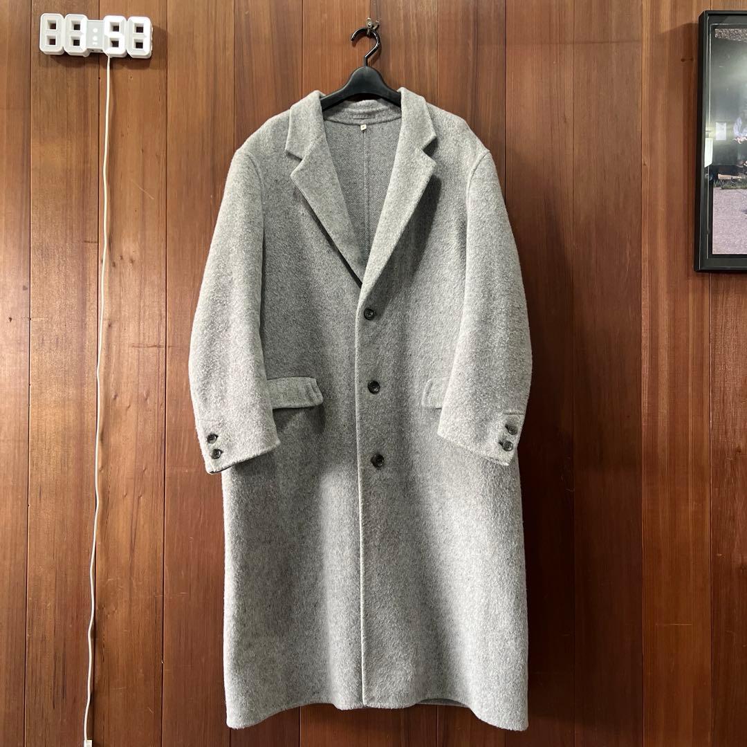 MUJILabo カシミヤチェスターコート グレー Mサイズ