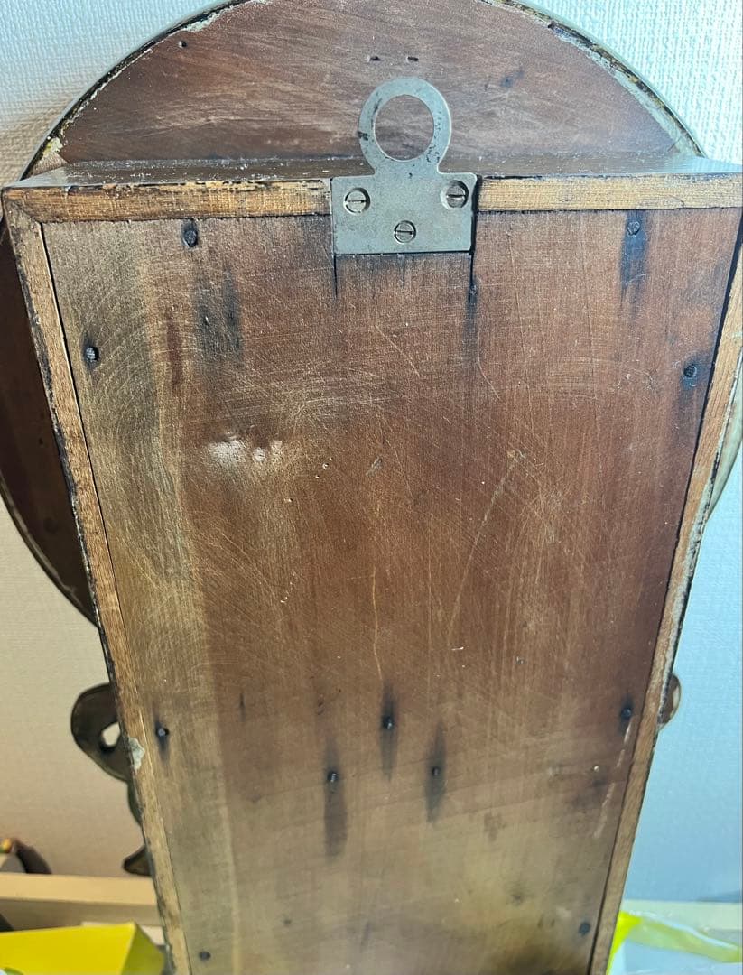 舘本振り子時計ゼンマイ掛け時計柱時計ボンボン時計古時計　稼働品