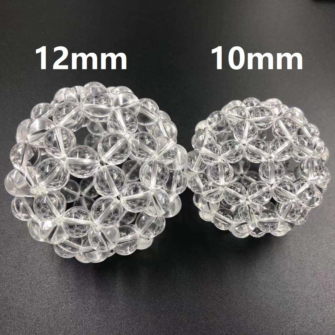 【新品】3A水晶玉 クリスタル水晶 フラーレン神聖幾何学 送料込み