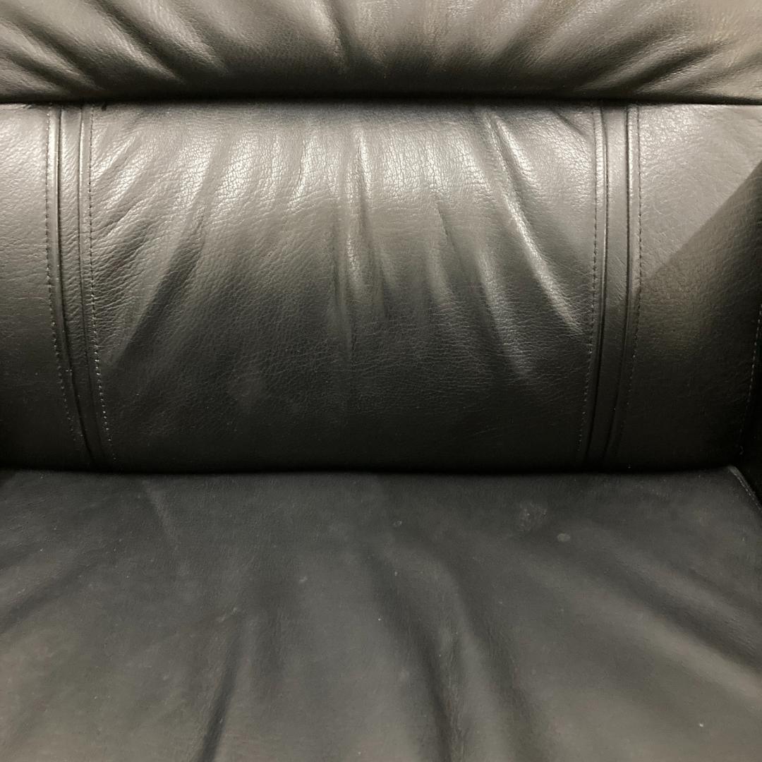 【カリモク】革製　オフィスチェア　デスクチェア B