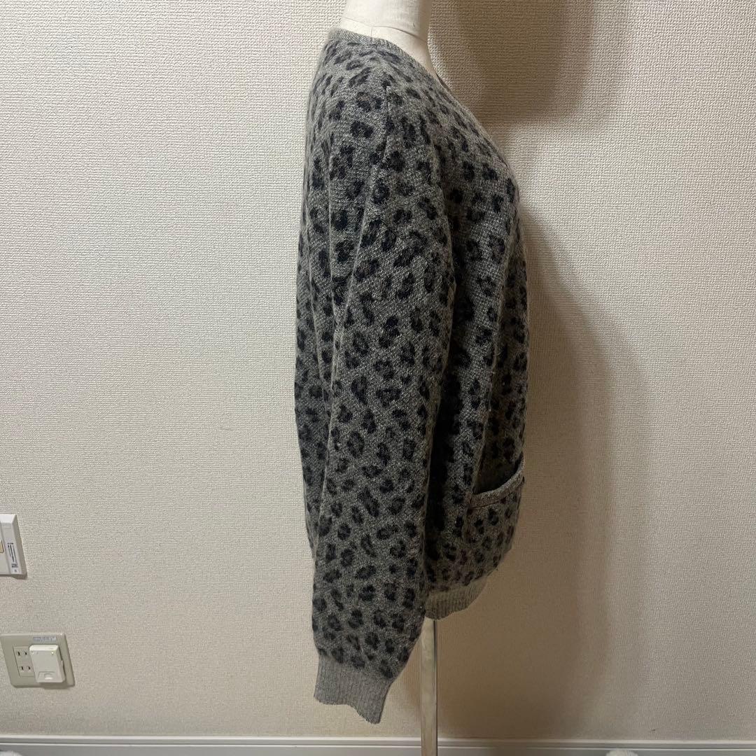WACKO MARIA 24FW レオパード モヘヤカーディガン ワコマリア