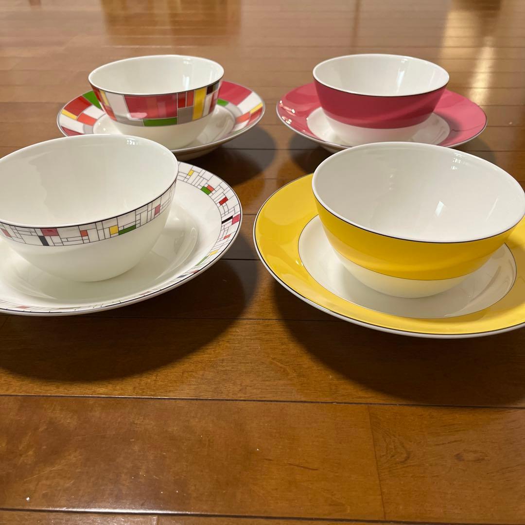 Kate spade ケイトスペードニューヨーク　プレート4枚　ボウル4個