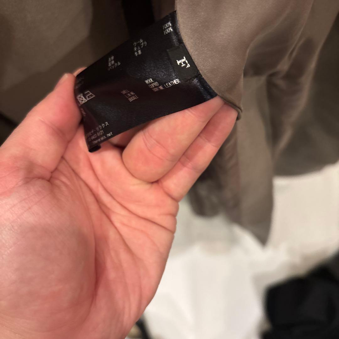 24AW ザ・リラクス THE RERACS メンズ トレンチコート