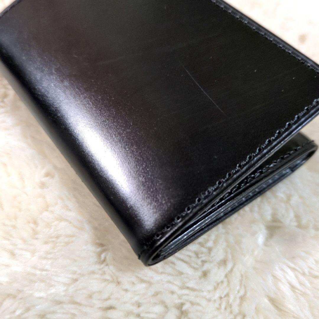 PRAIRIE　PRESSo Noir　プレッソ　ノワール　三つ折り財布