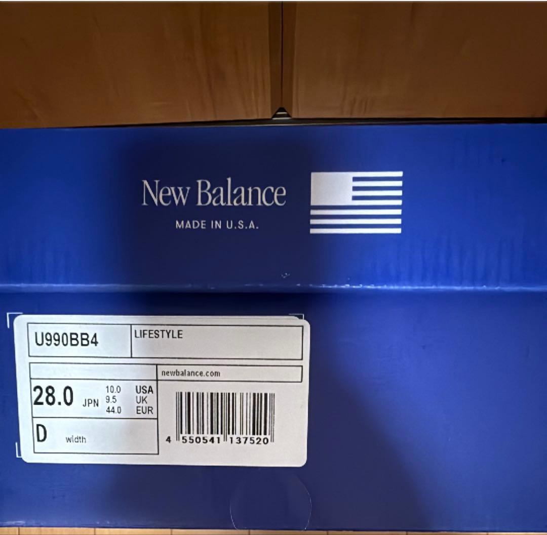 靴 New Balance 990V4 \"Arctic Grey\"