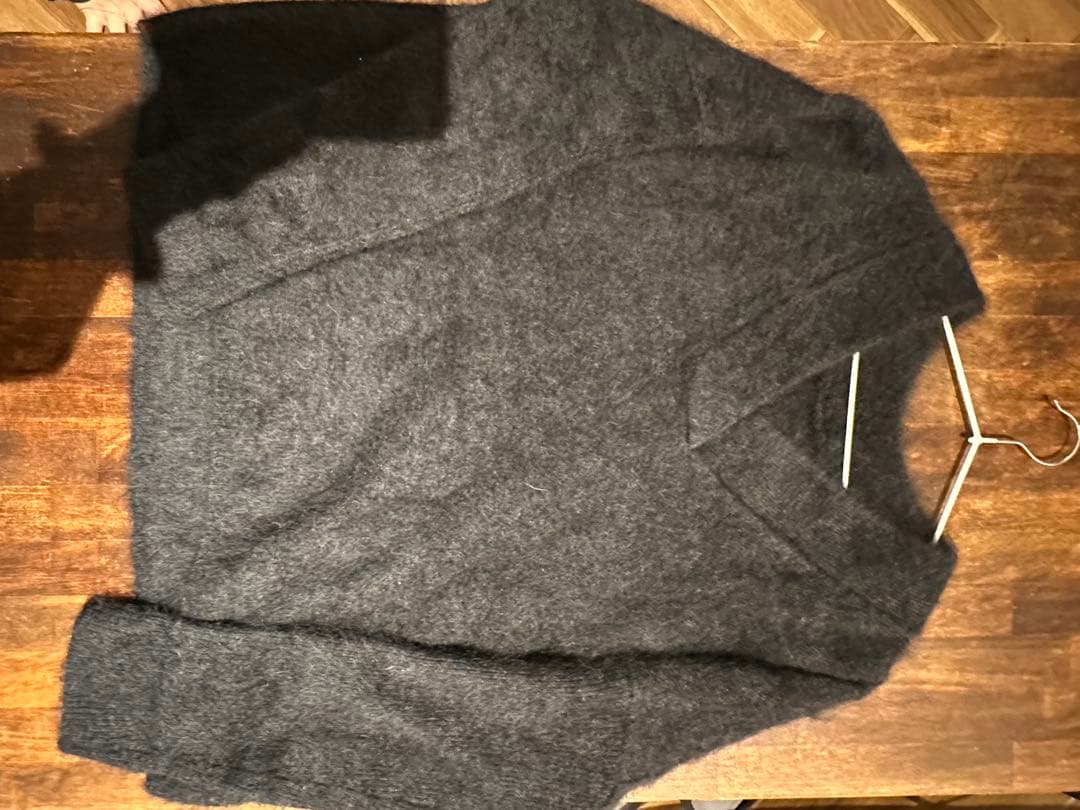 【1日限定お値下げ】NOBLEファーニットVネックプルオーバー