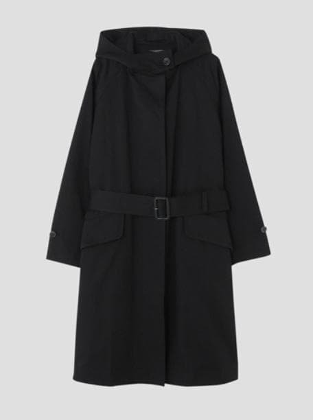 美品✨マーガレットハウエル　23AW　コットンギャバジンコート　ブラック　S