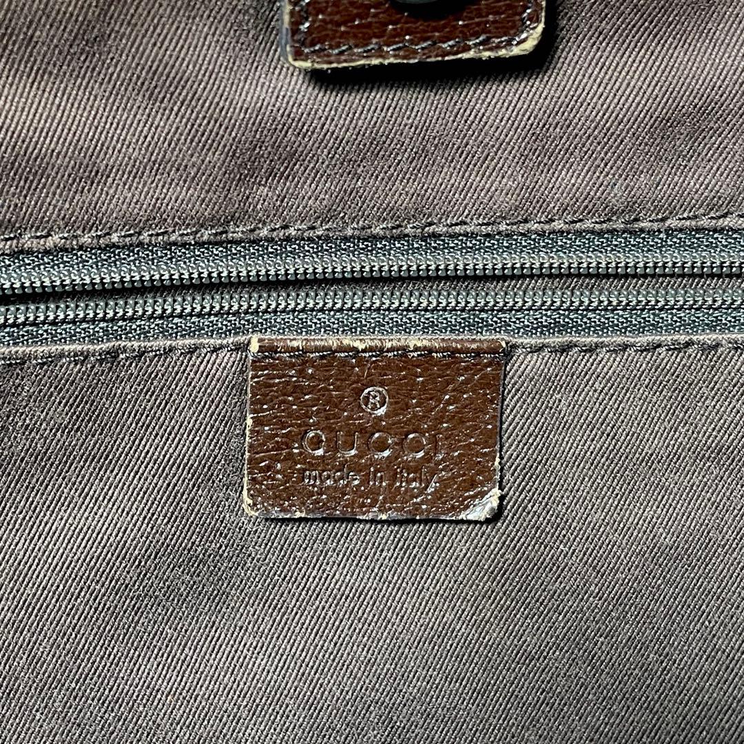 希少✨️ OLD GUCCI グッチ トートバッグ ggキャンバス レザー