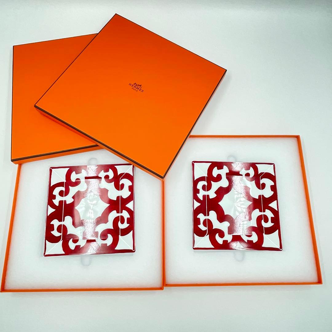 【正規品・新品】HERMES ガタルキヴィール　プレート　２枚セット 食器