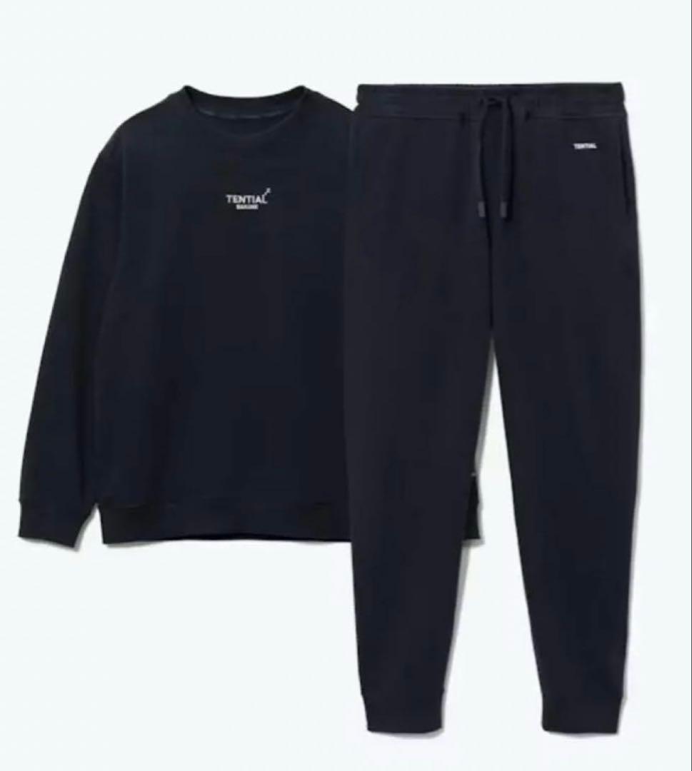 TENTIAL BAKUNE レディース　ルームウェア　ネイビー　上下セット　M