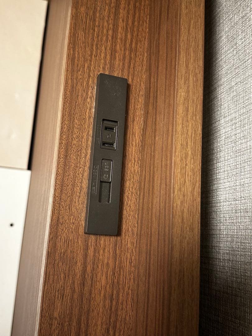 ブラウン ダブルベッド 引き出し付き　ニトリ　送料込