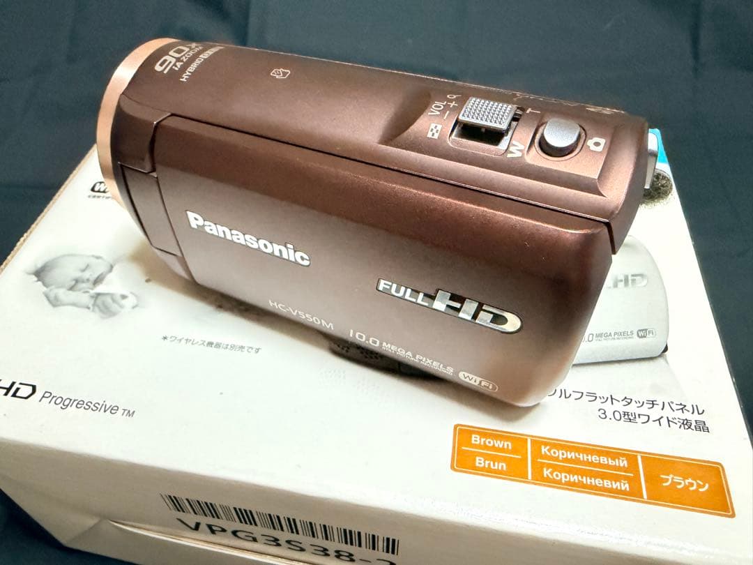 即日発送 美品 Panasonic HC-V550M ビデオカメラ 本体