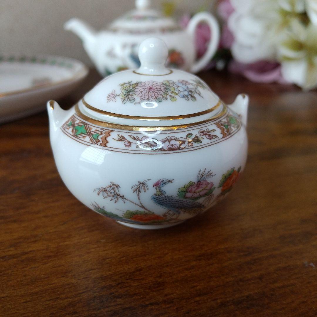 ウェッジウッド 黒壺 クタニクレーン　ミニチュアティー/コーヒーセット