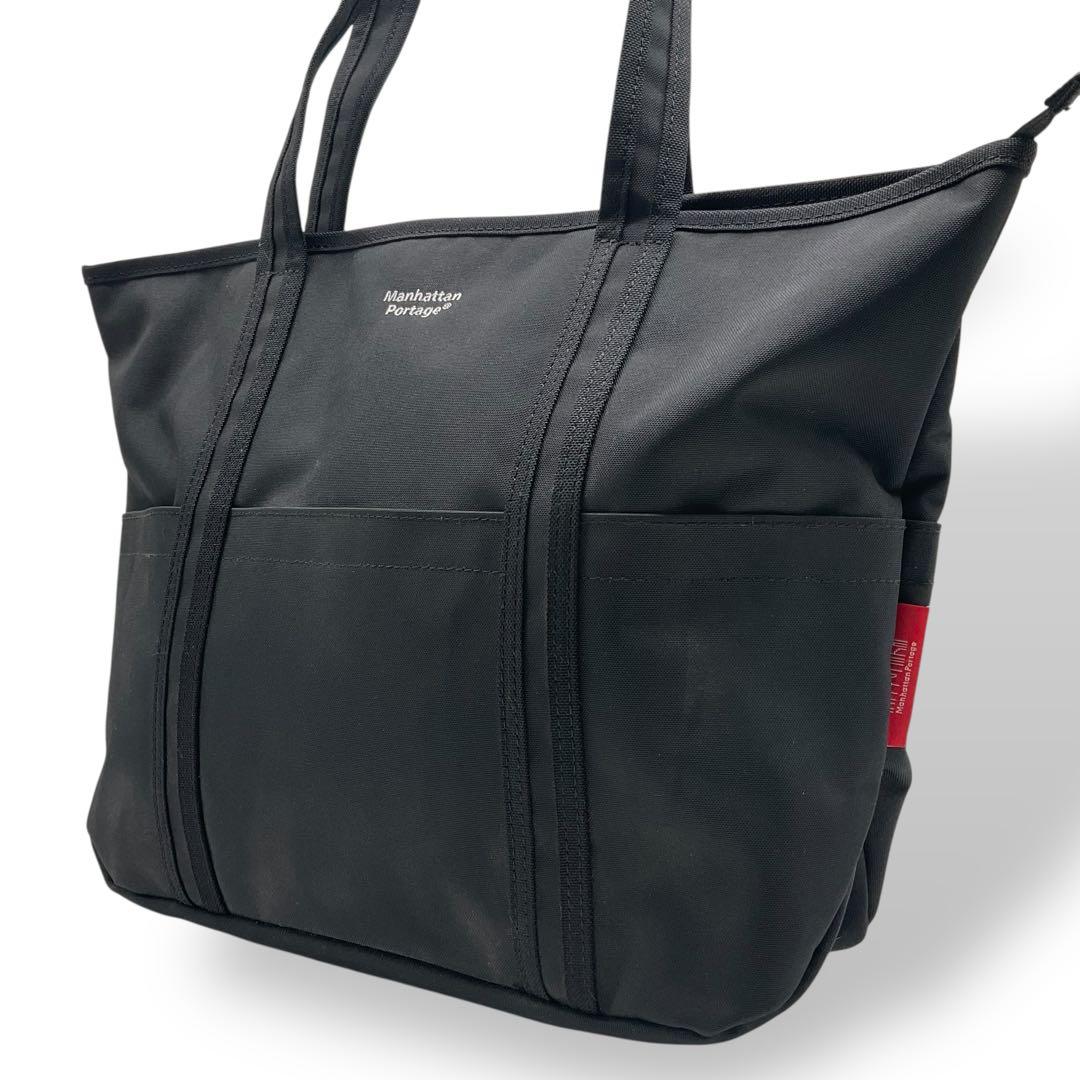 極美品 マンハッタンポーテージ トートバッグ ロフト限定 ナイロン ブラック 黒