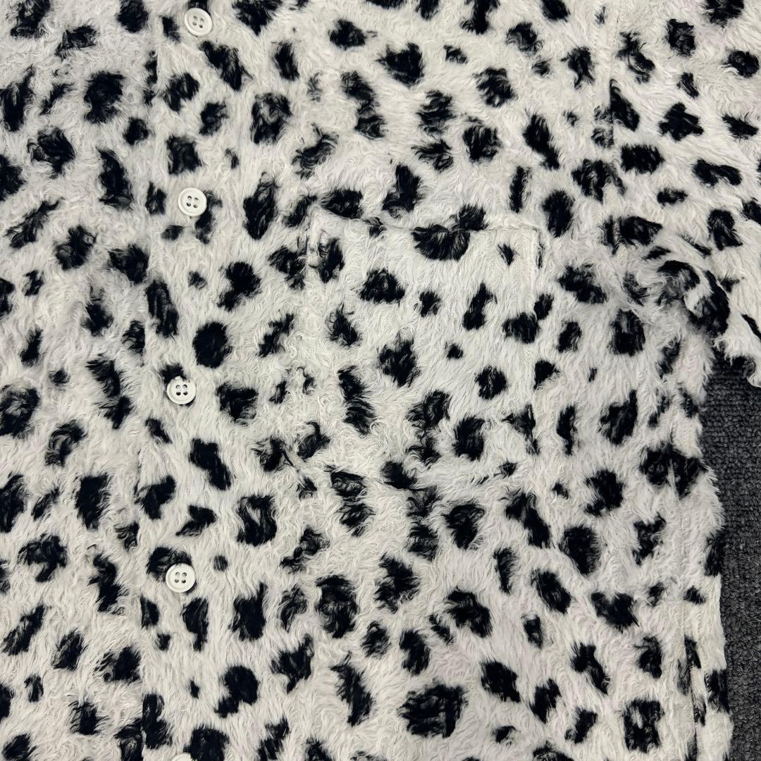 コムデギャルソンオムプリュス　AD2015 レオパード コットンレーヨンシャツ