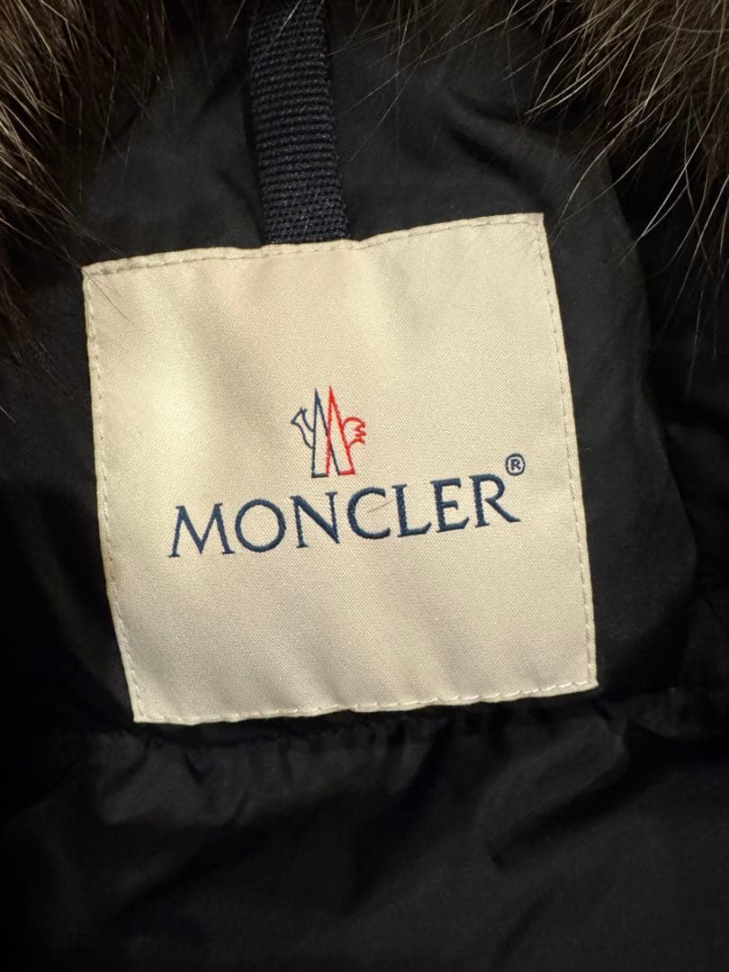 MONCLER HIRONDELLEダウンコート ファー確実正規品