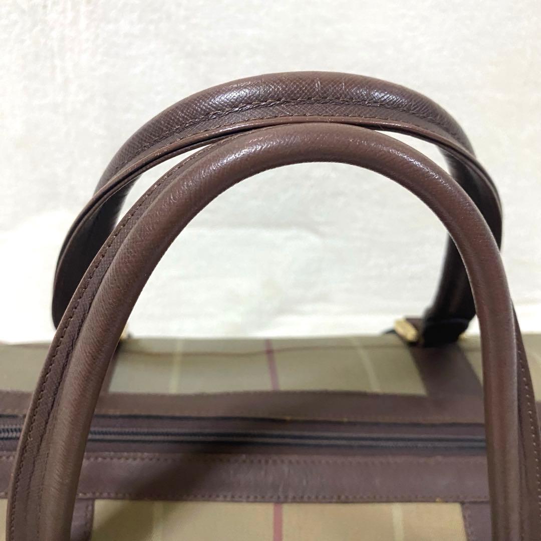 Burberrys/ボストン/バッグ/玉虫/ノヴァチェック/ビンテージ