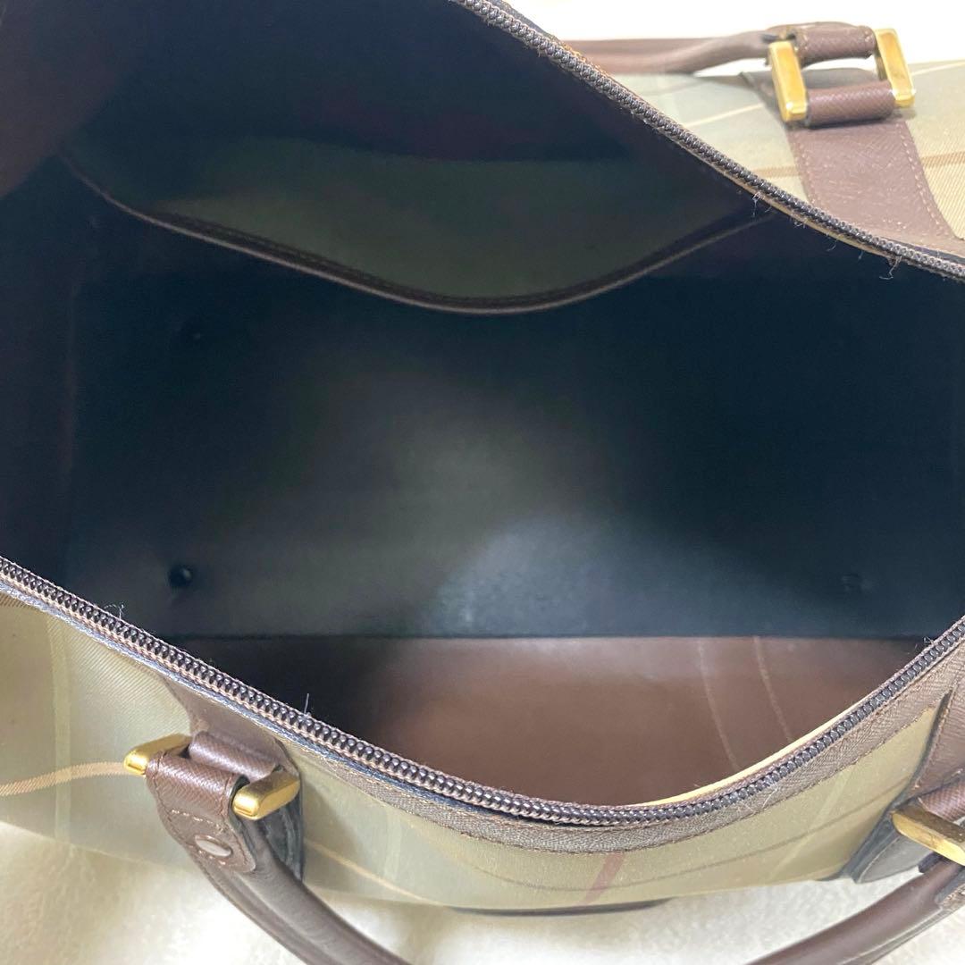 Burberrys/ボストン/バッグ/玉虫/ノヴァチェック/ビンテージ