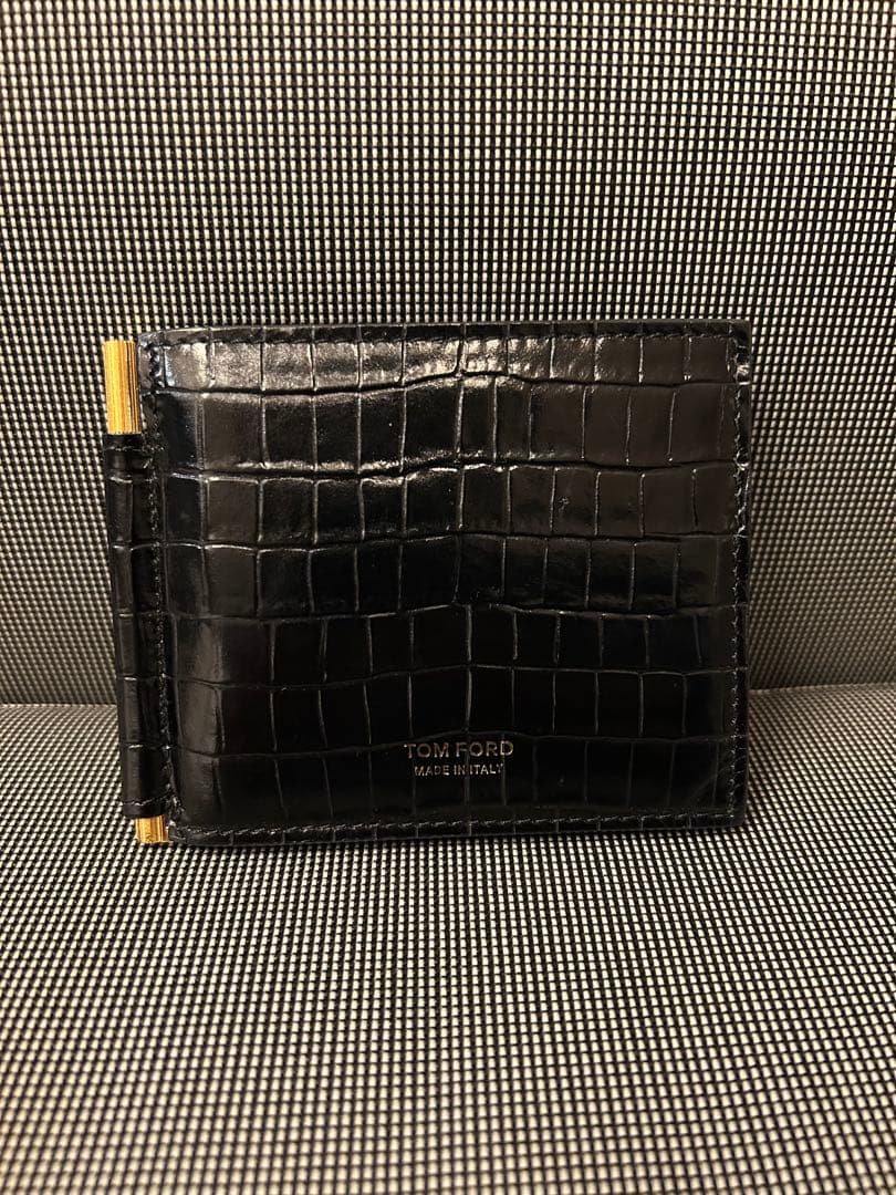 トムフォード　マネークリップ　クロコ柄　財布　バッグ