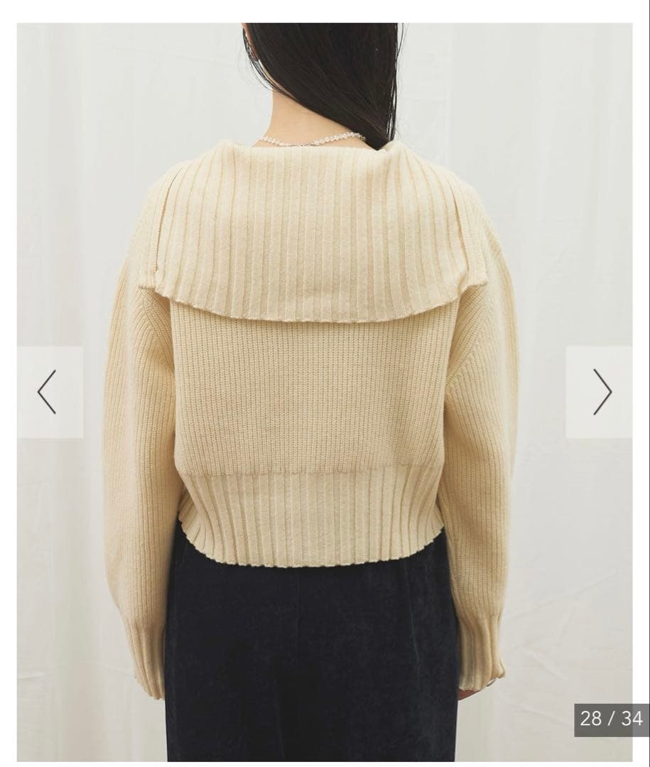 〇AIR WOOL zip cardigan