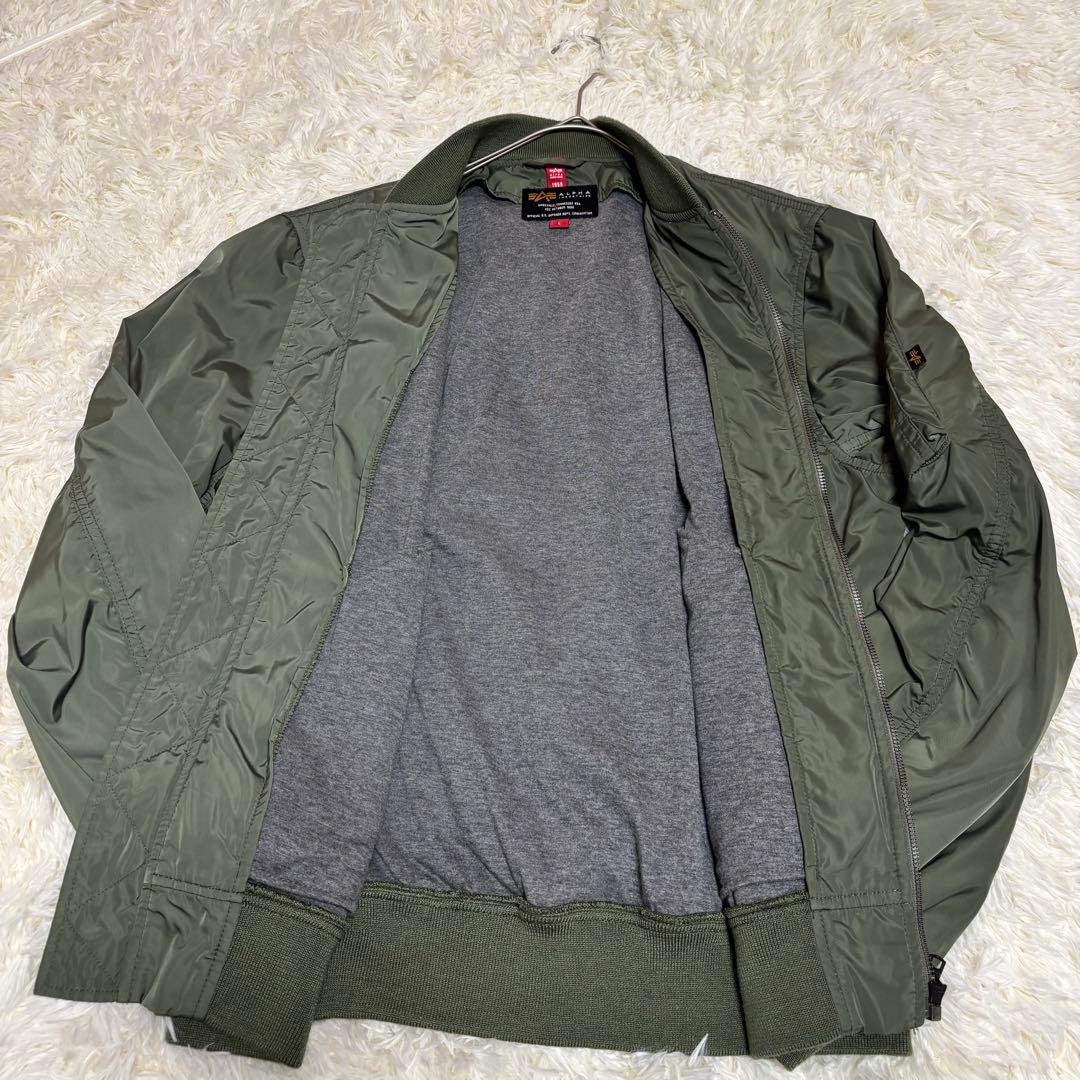 ALPHA INDUSTRIES アルファ MA-1 フライトジャケット L