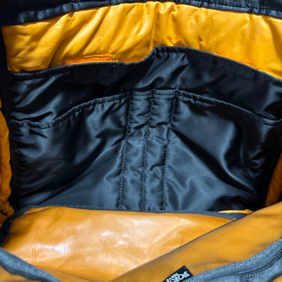 ポーター　タンカー　トートバッグ　マチ拡張　ブラック