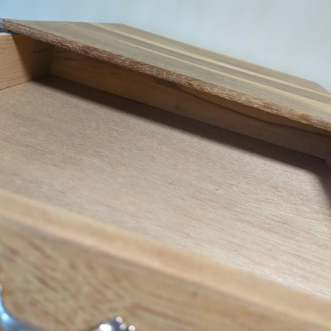 古道具アンティーク5段やや大きめ引き出しA4サイズ可