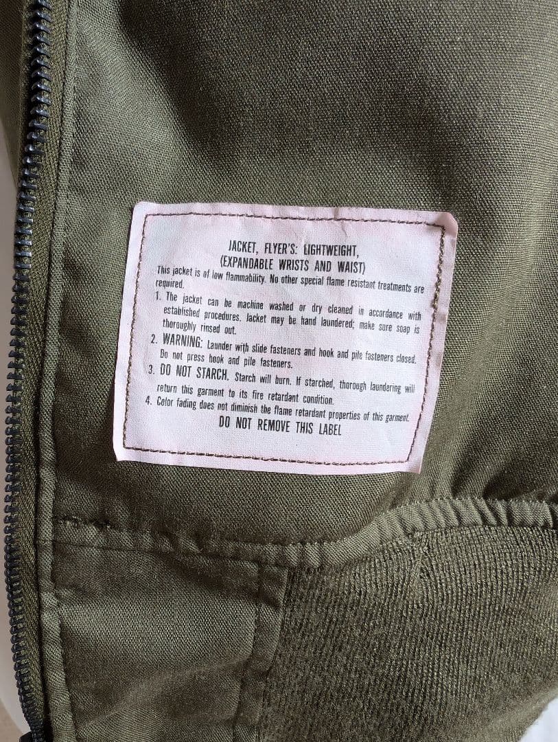 デッド US ARMY フライトジャケット M-R ヴィンテージ ヘリクルー