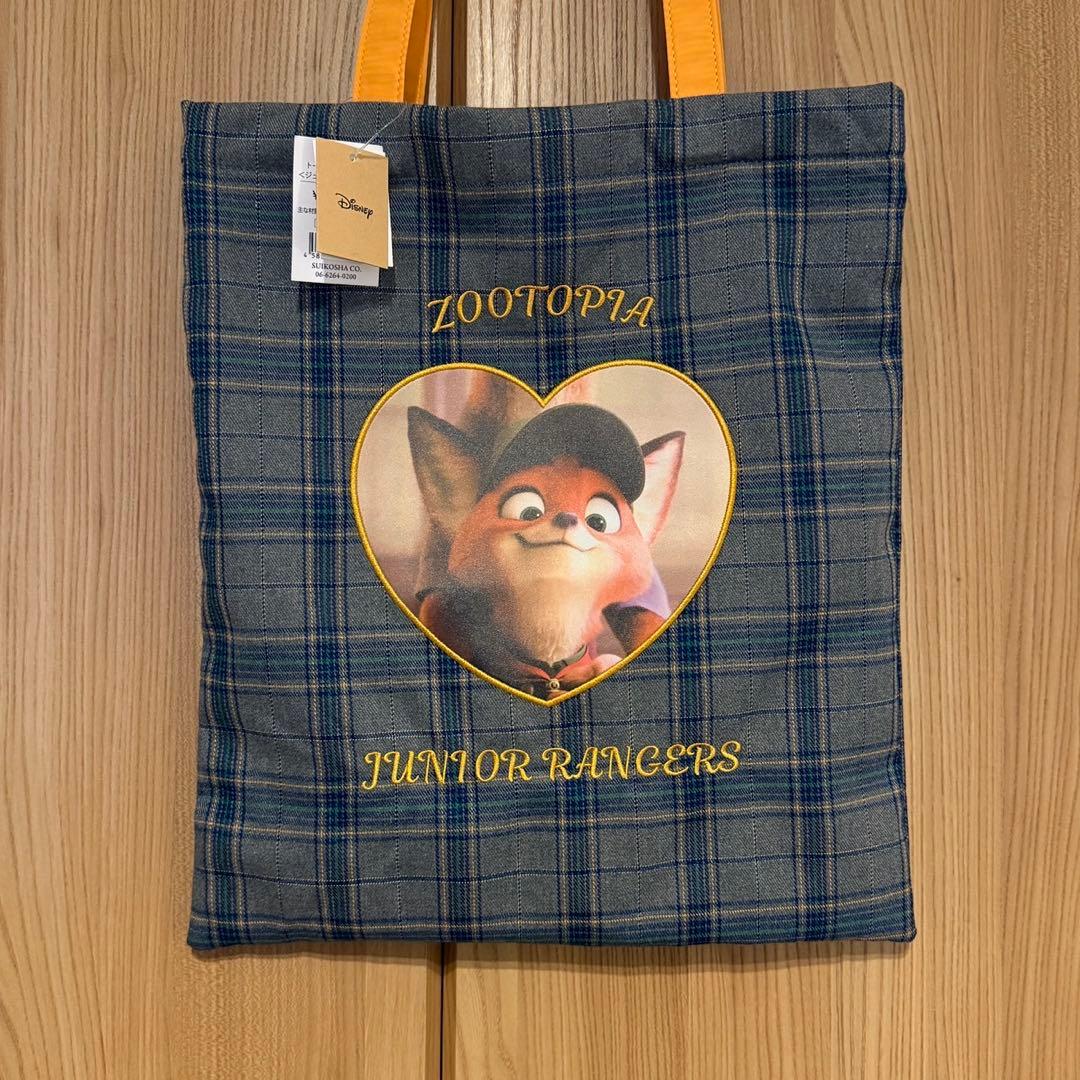 F*様 ズートピア　ニック　幼少期　キディランド　トートバッグ