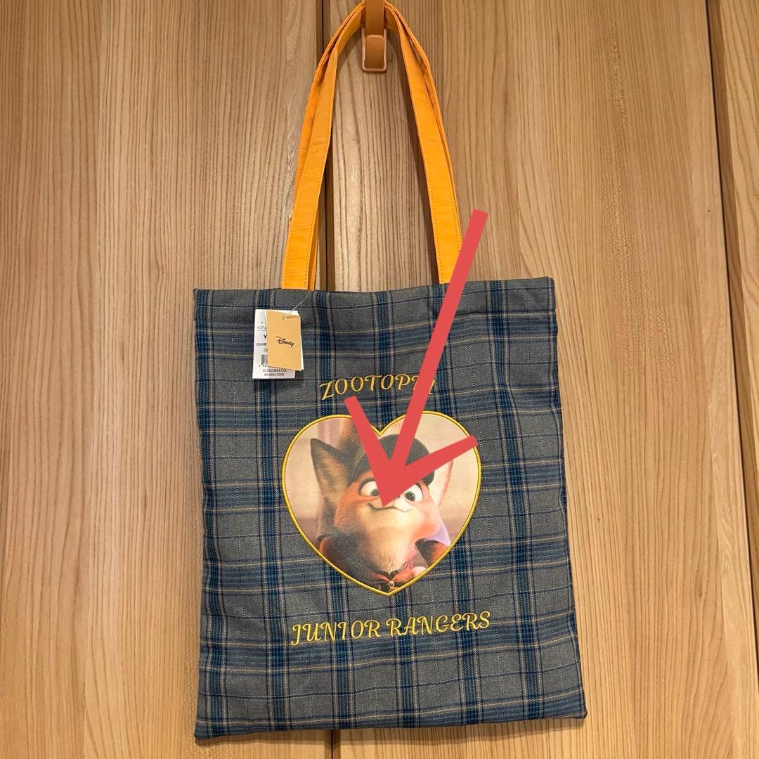 F*様 ズートピア　ニック　幼少期　キディランド　トートバッグ