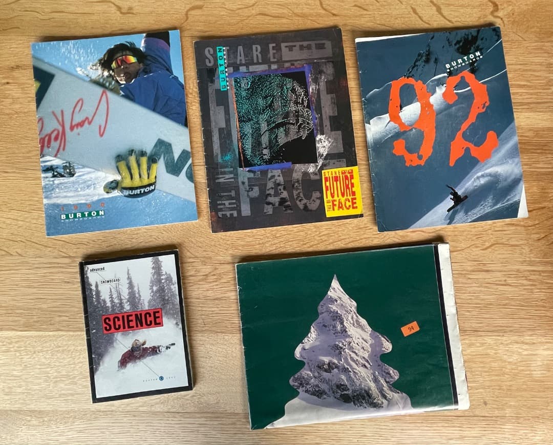 BURTON バートン カタログ 1990〜1998　計９冊 ヴィンテージ